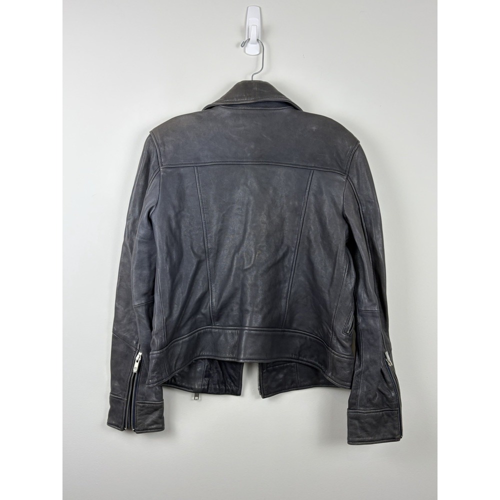 BLDWN Baldwin Flint Midnight Leather Biker Moto Jacket SZ S NWOT Retail $995 - Picture 8 of 8